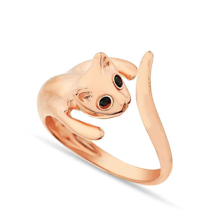 hugging Cat Adjustable Ring