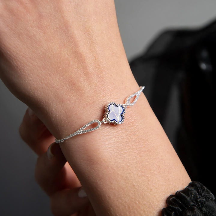 Silver Clover Bracelet