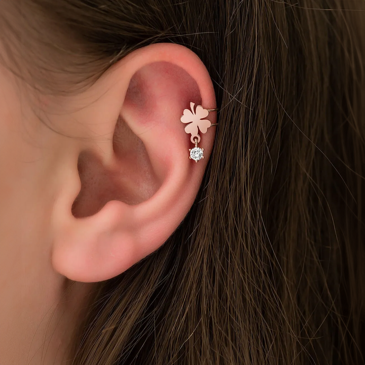 clover ear cuff