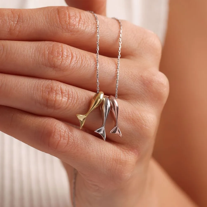 Dainty Goldfish Pendant Necklace