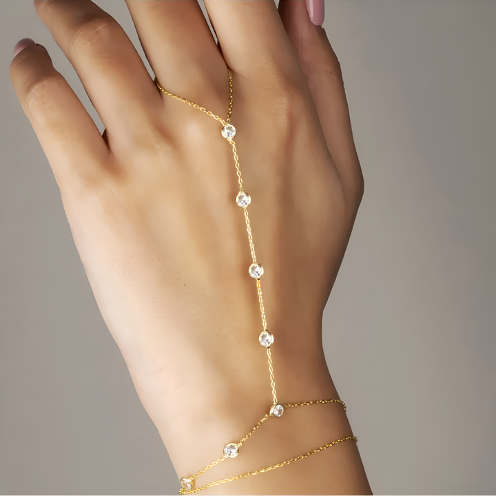 Dainty Crystal Handchain