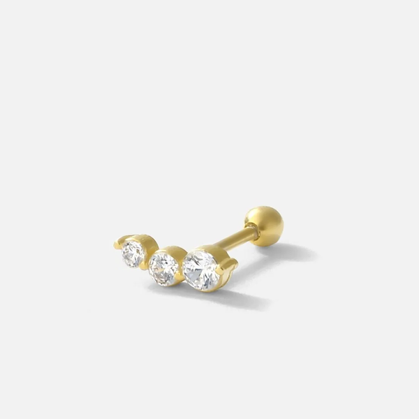 gold Tragus Piercing Earring For Women