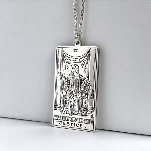 Personalized Tarot Card Necklace