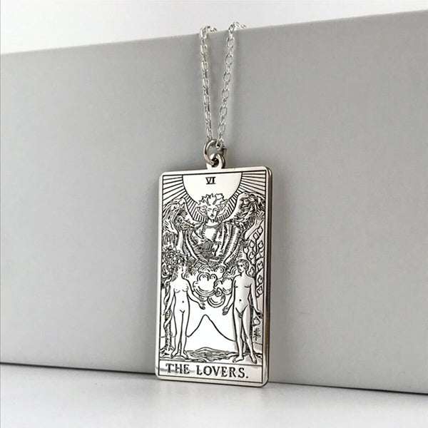 THE LOVERS Tarot Necklace