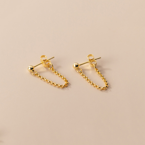 Chain Stud Earrings